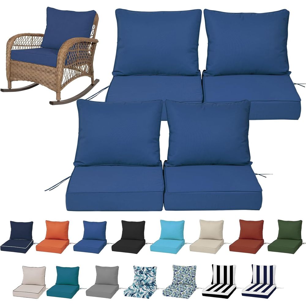 Outdoor Furniture - 24x24 Outdoor Diepe Zitkussens Set van