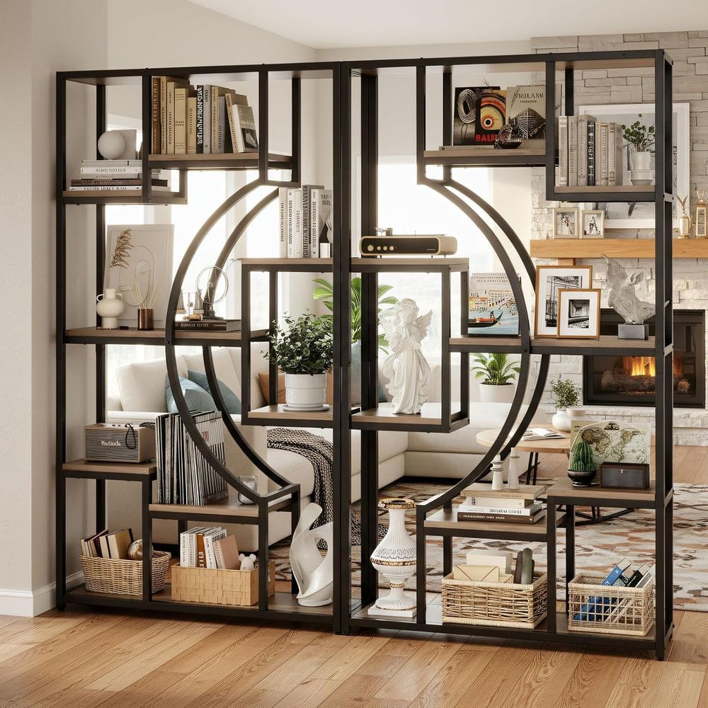 Storage - 70,8 inch hoge boekenplankset van 2,