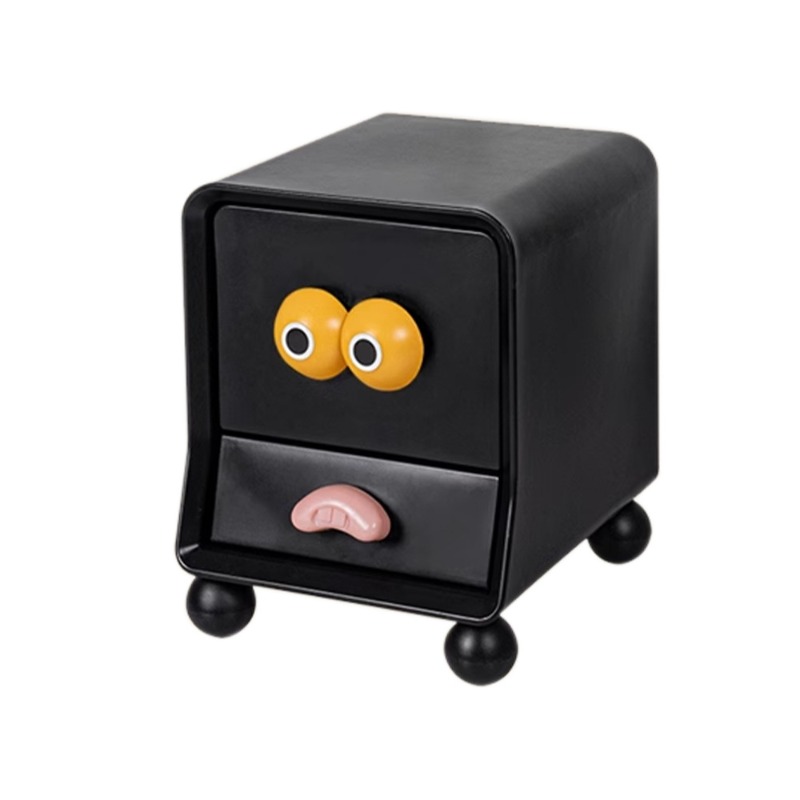 Storage - Creatief, schattig cartoon nachtkastje, crèmekleurige, moderne,