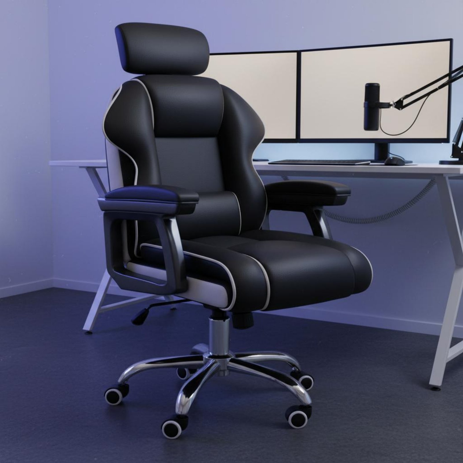 Bedroom Furniture - Ergonomische gamingstoel, in hoogte verstelbaar, hoge