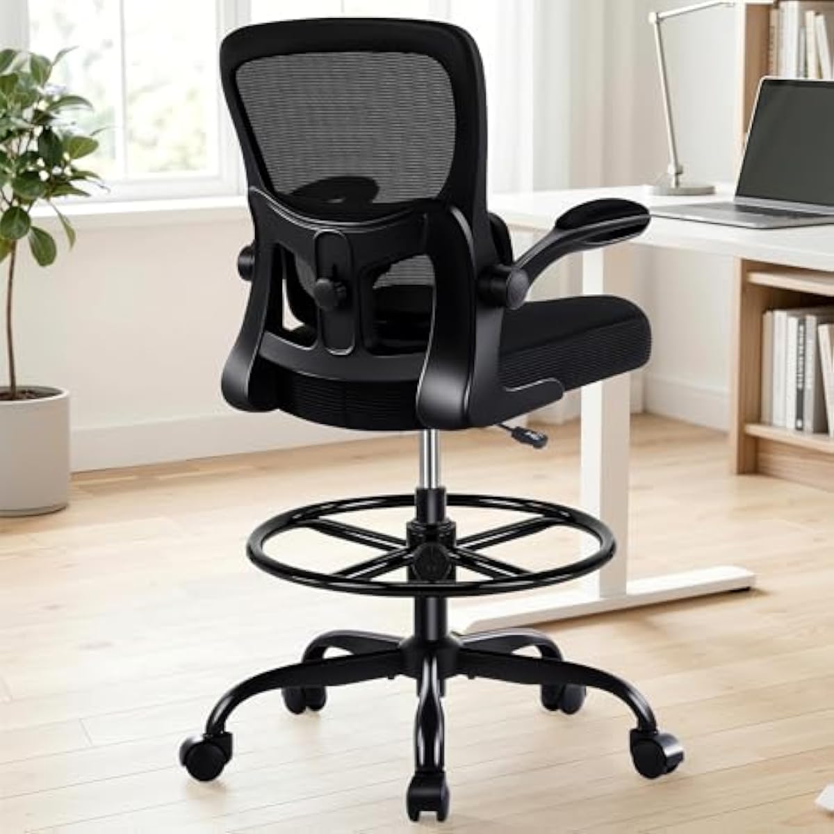 Chairs - Ergonomische tekenstoel met 3D-gaasrug en zitting