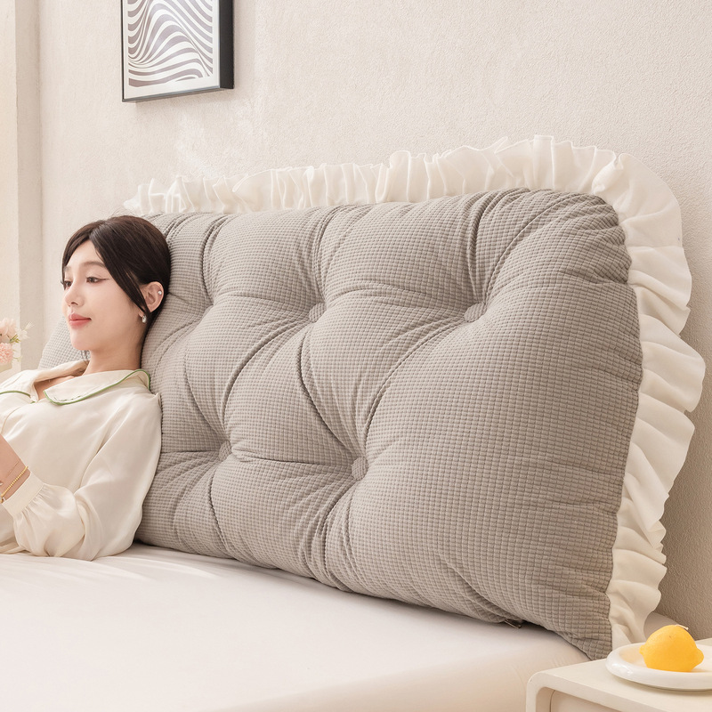 Headboard Cushion Backrest Tatami - Gerimpeld hoofdbordkussen Lendensteun Rugkussen voor slaapzaalbed