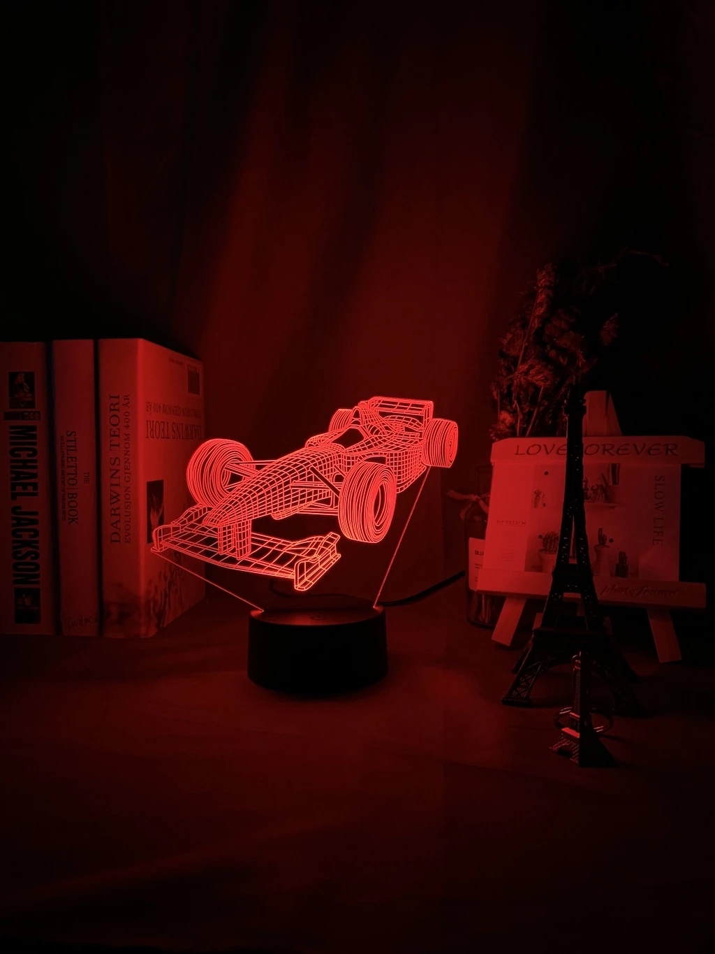 F1 Formule 1 Racing Auto 3d Il - Floating Nightstand With Led Light recensie en prijs