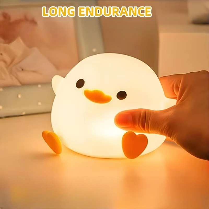 Leuke eend cartoon dieren sili - Floating Nightstand With Led Light recensie en prijs