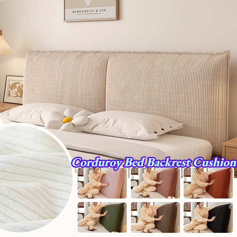 Corduroy bedrugsteunkussen Afn - Headboard Cushion Backrest Tatami recensie en prijs