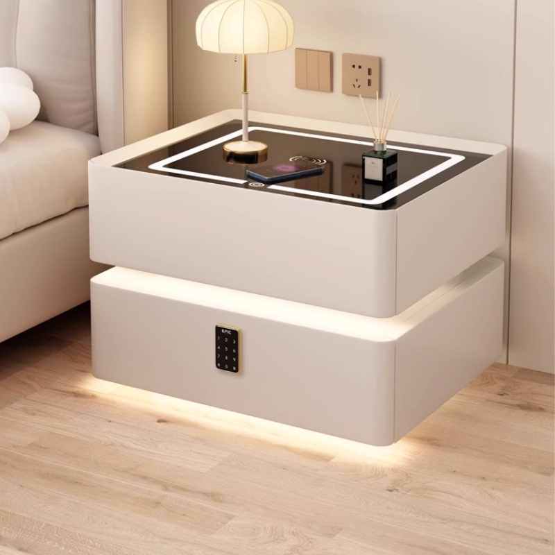 Massief houten slim nachtkastj - Solid Wood Nightstand 2 Drawers recensie en prijs