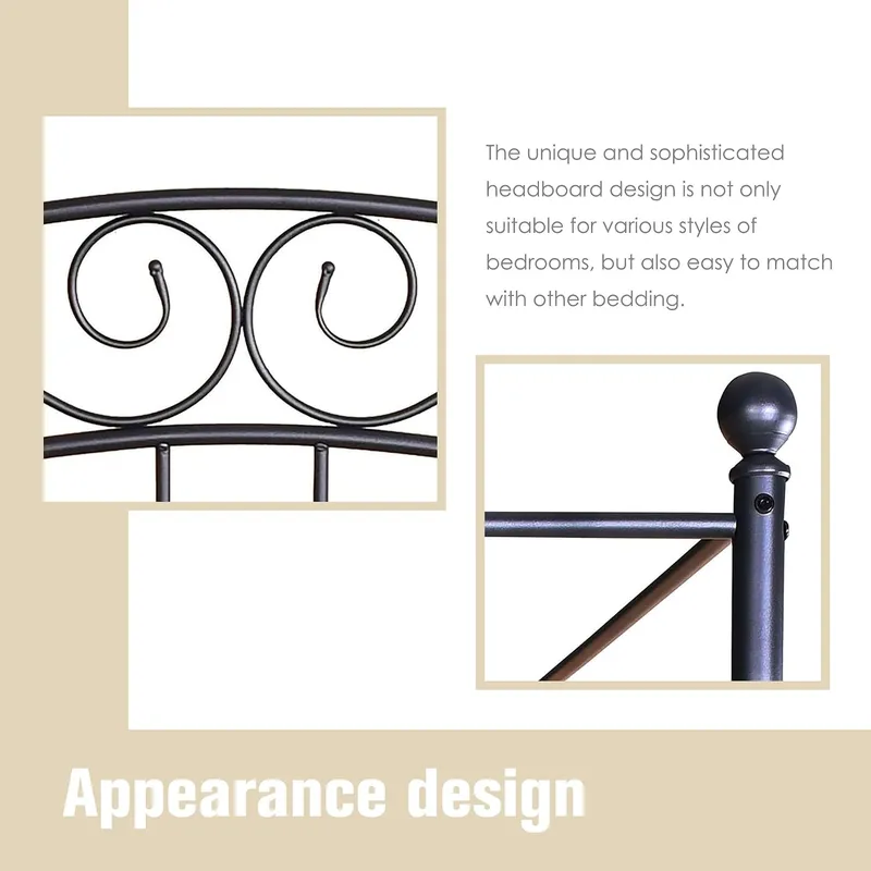 Queen-size bedframe met hemelb - Canopy Bed Frame Metal Queen recensie en prijs