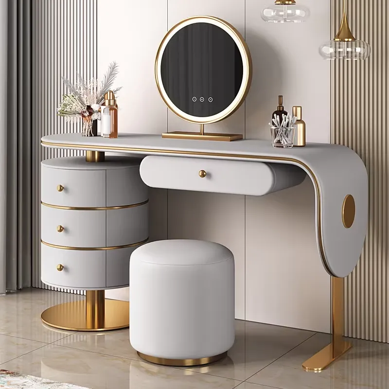 Kwalitatief hoogwaardige houte - Dressing Table Vanity With Lighted Mirror recensie en prijs