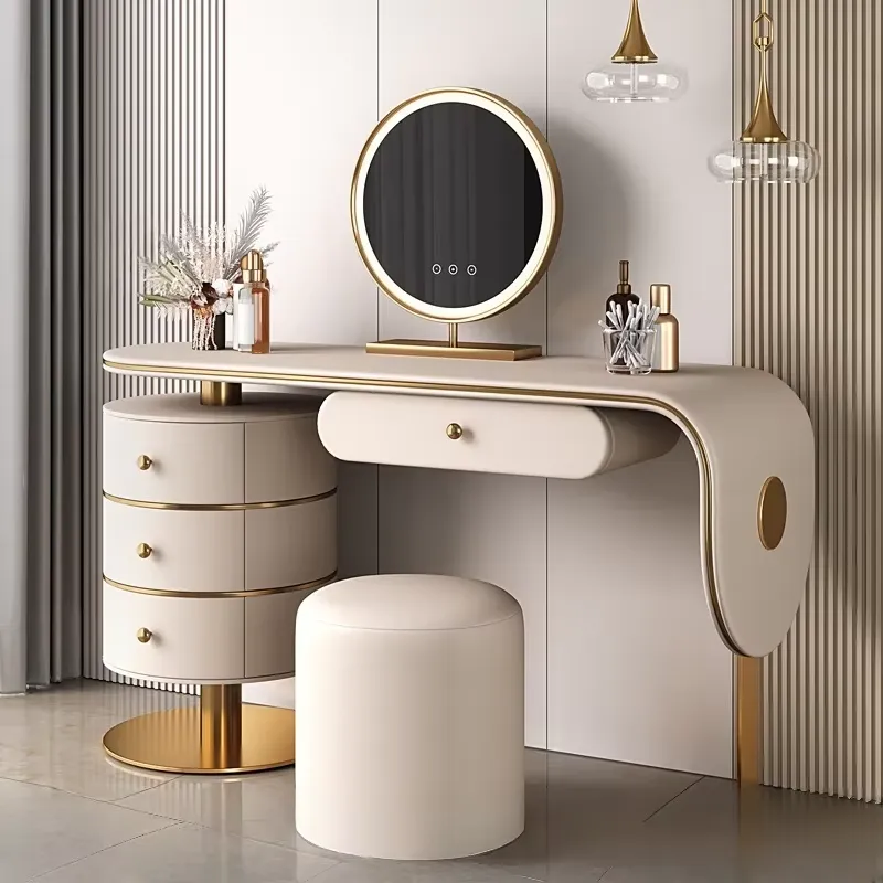 Kwalitatief hoogwaardige houte - Dressing Table Vanity With Lighted Mirror recensie en prijs
