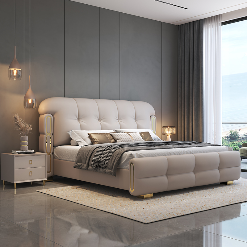 Modern luxe houten slaapkamerm - King Size Bed Frame With Storage Drawers recensie en prijs