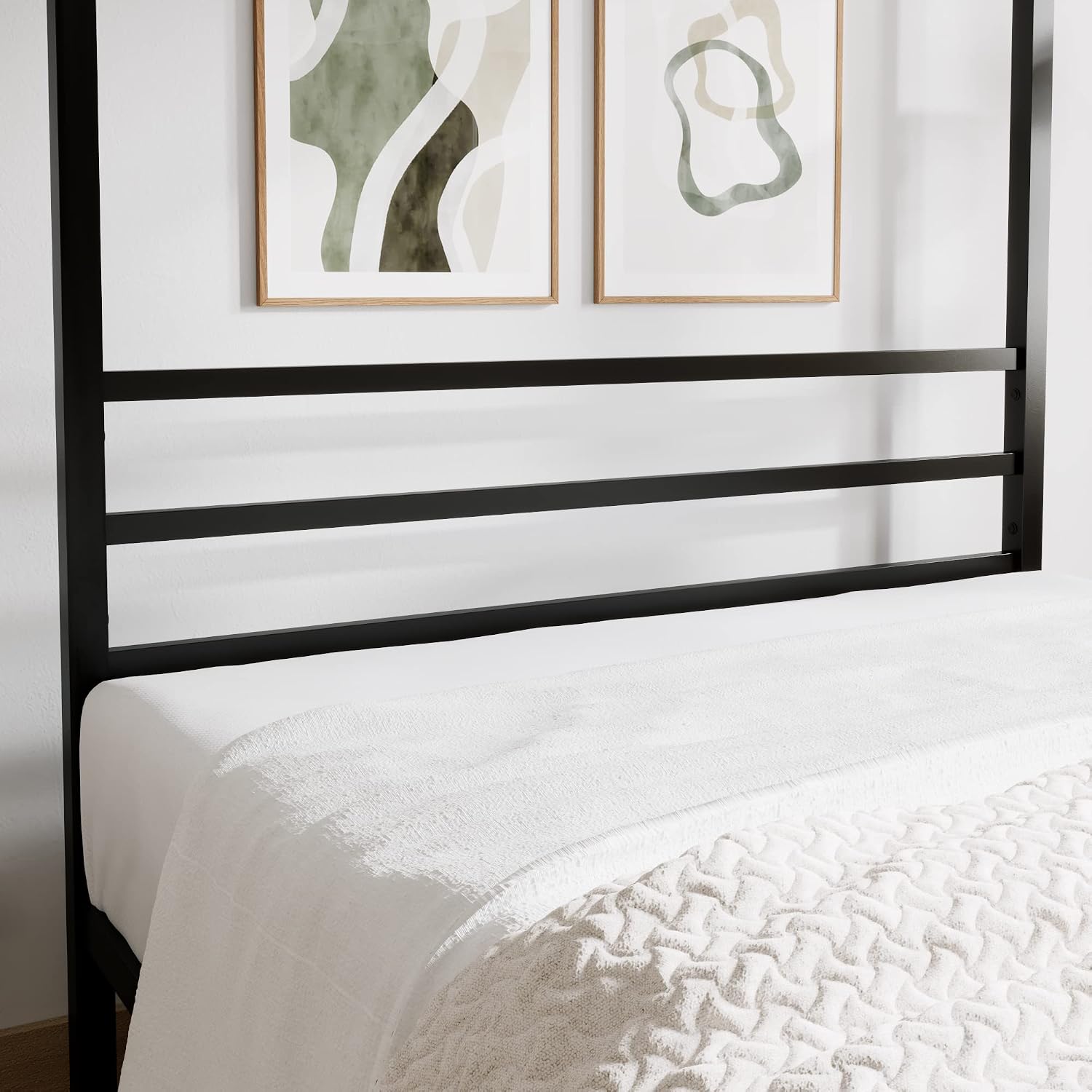 Metalen hemelbedframe queensiz - Canopy Bed Frame Metal Queen recensie en prijs