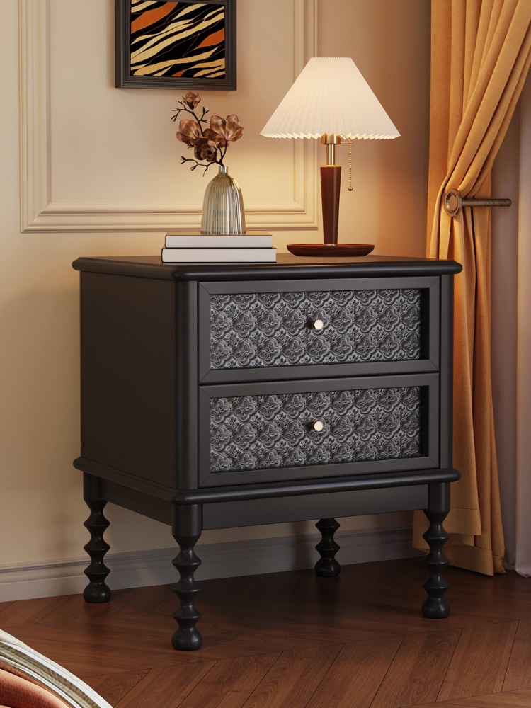 Vintage nachtkastjes bedrukt g - Solid Wood Nightstand 2 Drawers recensie en prijs