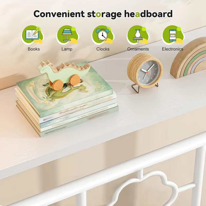 Queen bedframe met opbergruimt - Canopy Bed Frame Metal Queen recensie en prijs