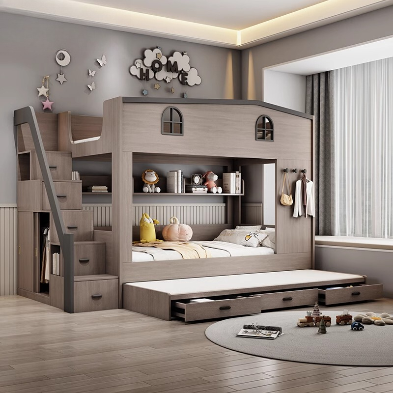 Nordic Dubbeldekker Kinderbedd - Bunk Bed With Stairs And Slide recensie en prijs