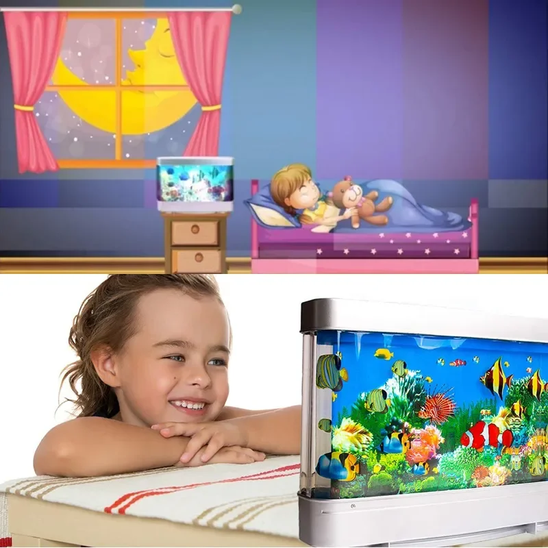 Tropische Aquarium Lampen Kuns - Floating Nightstand With Led Light recensie en prijs