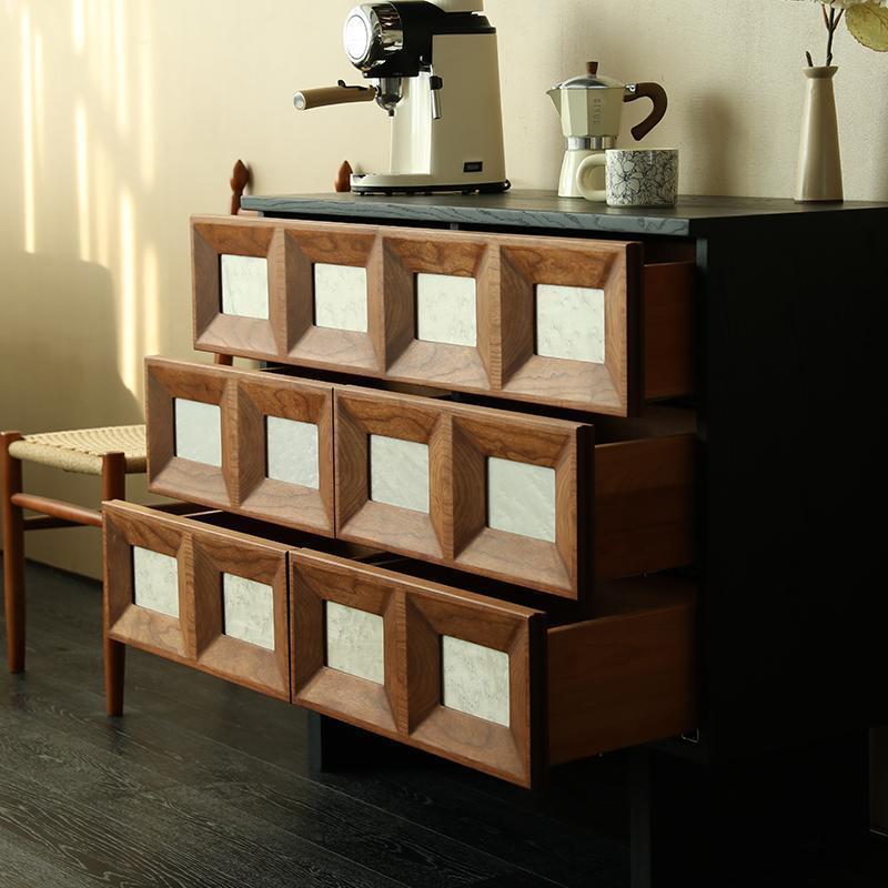 Middeleeuwse kast met zes lade - Storage recensie en prijs