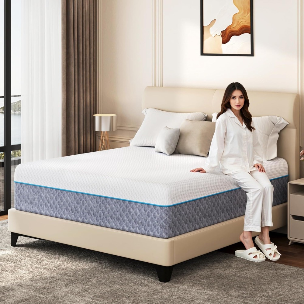 14 inch Queen matras in een do - Memory Foam Mattress In A Box Queen recensie en prijs