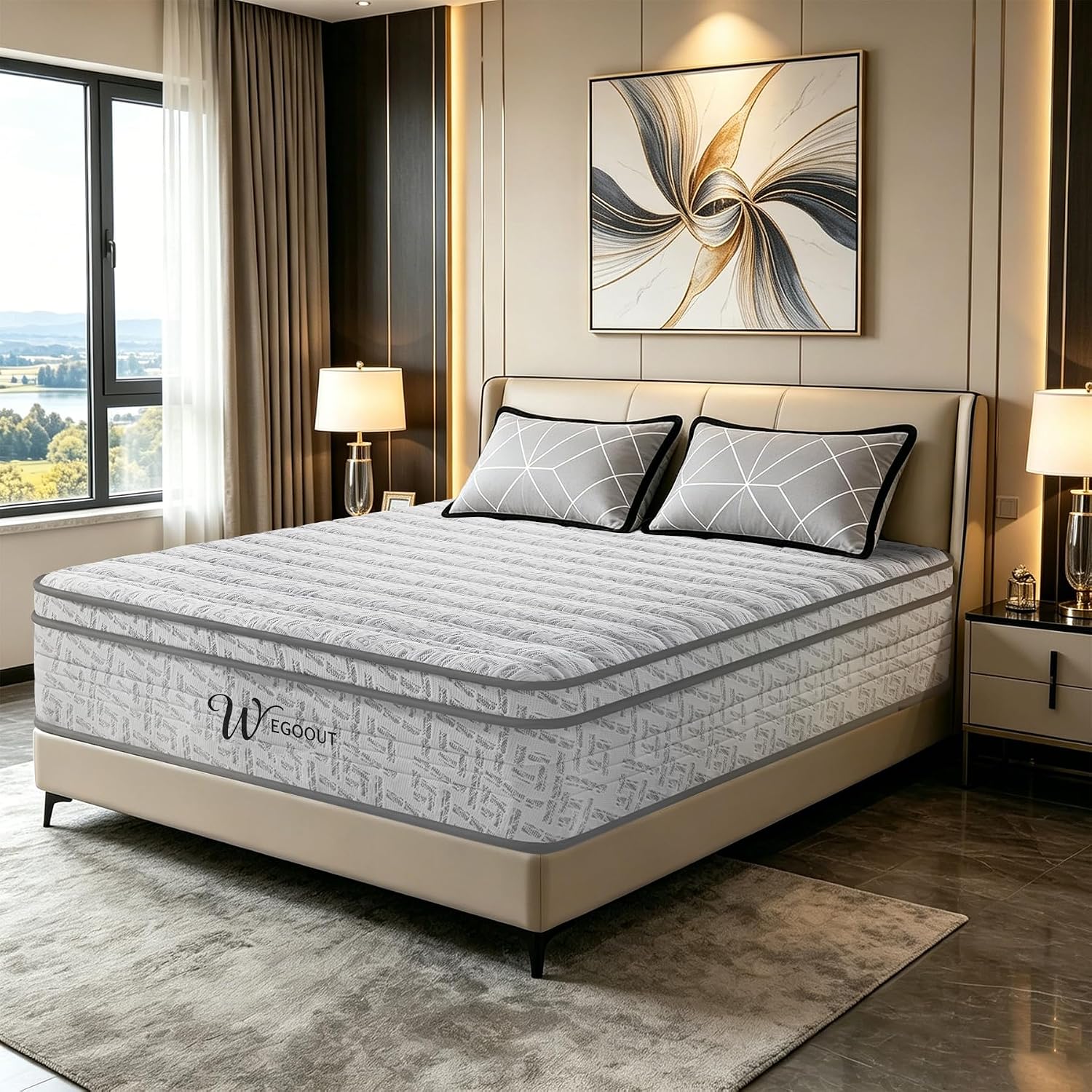 Queensize Matras 12 Inch, Medi - Memory Foam Mattress In A Box Queen recensie en prijs