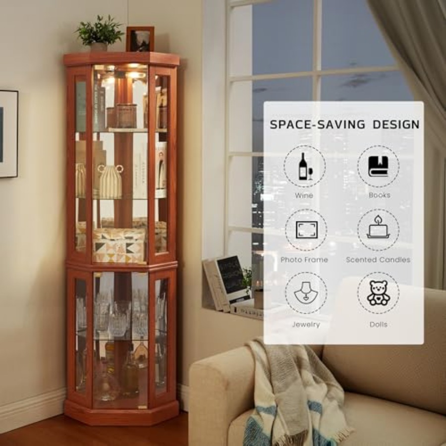 Hoekvitrinekast voor drankenop - Storage recensie en prijs