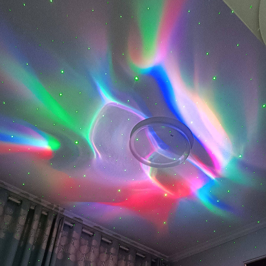 SA204 RGB LED Motief Aurora Pr - Floating Nightstand With Led Light recensie en prijs