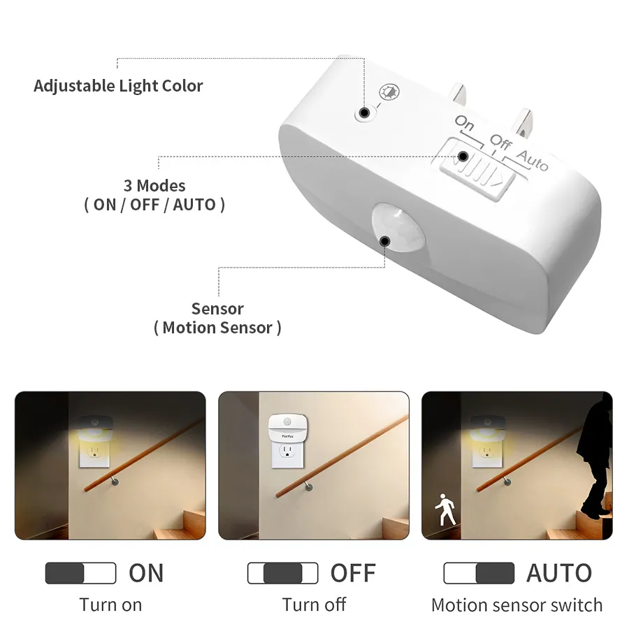 LED-nachtlampje Bewegingssenso - Floating Nightstand With Led Light recensie en prijs